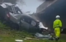 Homem morre e mulher fica ferida em grave acidente na BR-101, em São Gonçalo