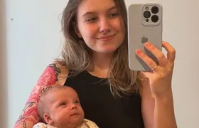 Isabel Veloso celebra 6 meses do filho Arthur “A esplêndida arte de ser sua mãe”