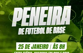 Itaboraí realiza peneira para formação de time Sub-14 de futebol