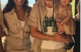 Iza e Yuri Lima surgem em foto ao lado da filha após separação