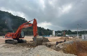 Obras seguem a todo vapor para construção do novo Terminal Rodoviário do Caramujo, em Niterói