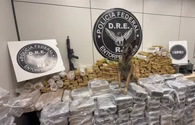 PF prende caminhoneiro com cerca de 1 tonelada de maconha e um fuzil na Rodovia Presidente Dutra