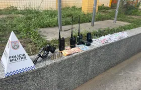 PM apreende revólver e prende dois no Zé Garoto, em SG; Vídeo