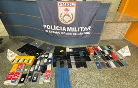 PM realiza operação para apreender celulares roubados e furtados no Rio