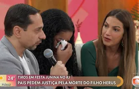 Patrícia Poeta se emociona ao ouvir pais de jovem morto por ação policial em festa junina