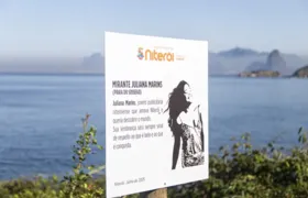 Placa de mirante em homenagem a Juliana Marins é reinstalada após cair durante ventania em Niterói