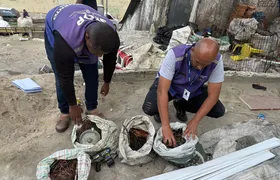 Prefeitura de São Gonçalo fecha ferro-velho clandestino em ação com a Polícia Civil
