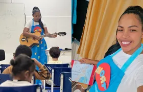 Professora de São Gonçalo leva oficina de trova para crianças em escolas