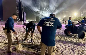 SEOP realiza 'Operação Tatuí' em Copacabana, no Rio, para coibir irregularidades na orla