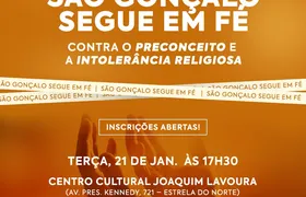 São Gonçalo realiza evento contra intolerância religiosa