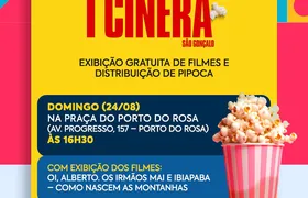 São Gonçalo tem exibição de filmes na Praça do Porto do Rosa