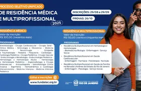 Secretaria de Estado de Saúde do Rio de Janeiro oferece 157 vagas para residência médica e multiprofissional