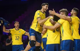 Seleção brasileira assume liderança da Liga das Nações de Vôlei