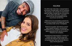 Tati Machado perde bebê na reta final da gravidez
