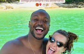 Thiaguinho parabeniza Fernanda Souza nas redes sociais pelos 41 anos da atriz