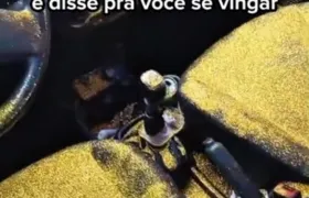'Viralizou': Após descobrir traição, mulher espalha glitter no carro e no apartamento do ex
