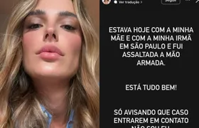 apresentadora da Record, Rafa Brites é assaltada