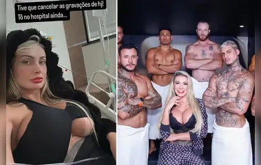 Andressa Urach é internada com dor pélvica após gravar conteúdo adulto com oito homens