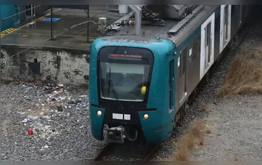 Bandidos furtam mais de 1km de cabos em linha de trem no Rio