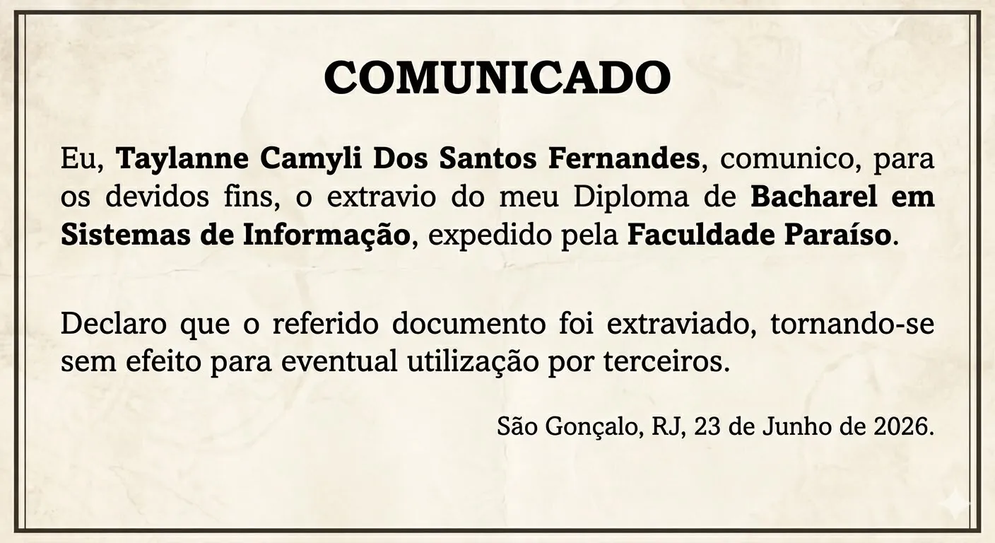 EXTRAVIO DE DOCUMENTO
