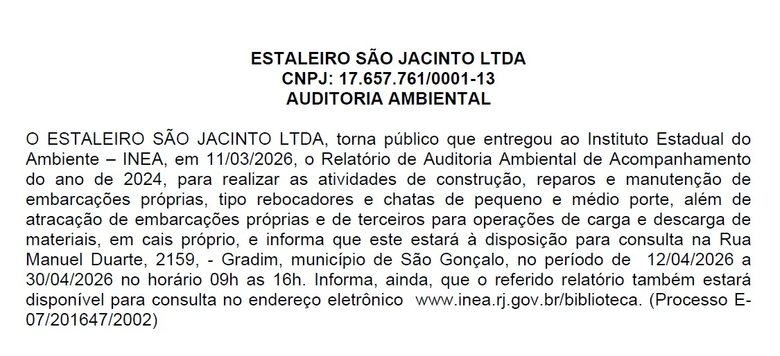 Estaleiro São Jacinto