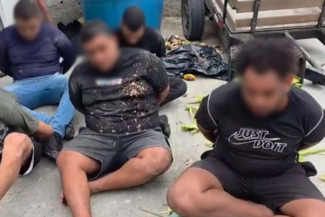 Cinco milicianos foram presos na ação desta sexta-feira (28)