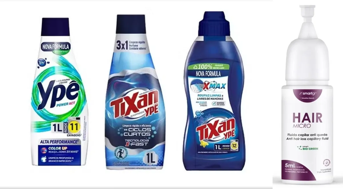 Lotes dos produtos estão contaminados com a bactéria Pseudomonas aeruginosa