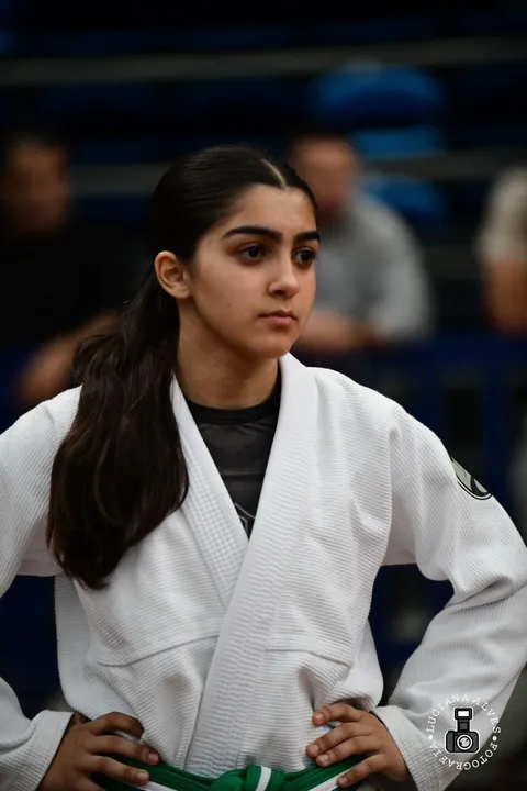 Atleta Gabriela Muniz, de apenas 14 anos