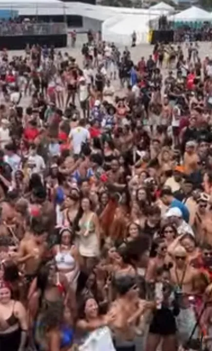 O tempo ajudou no clima de celebração, após dias de chuva