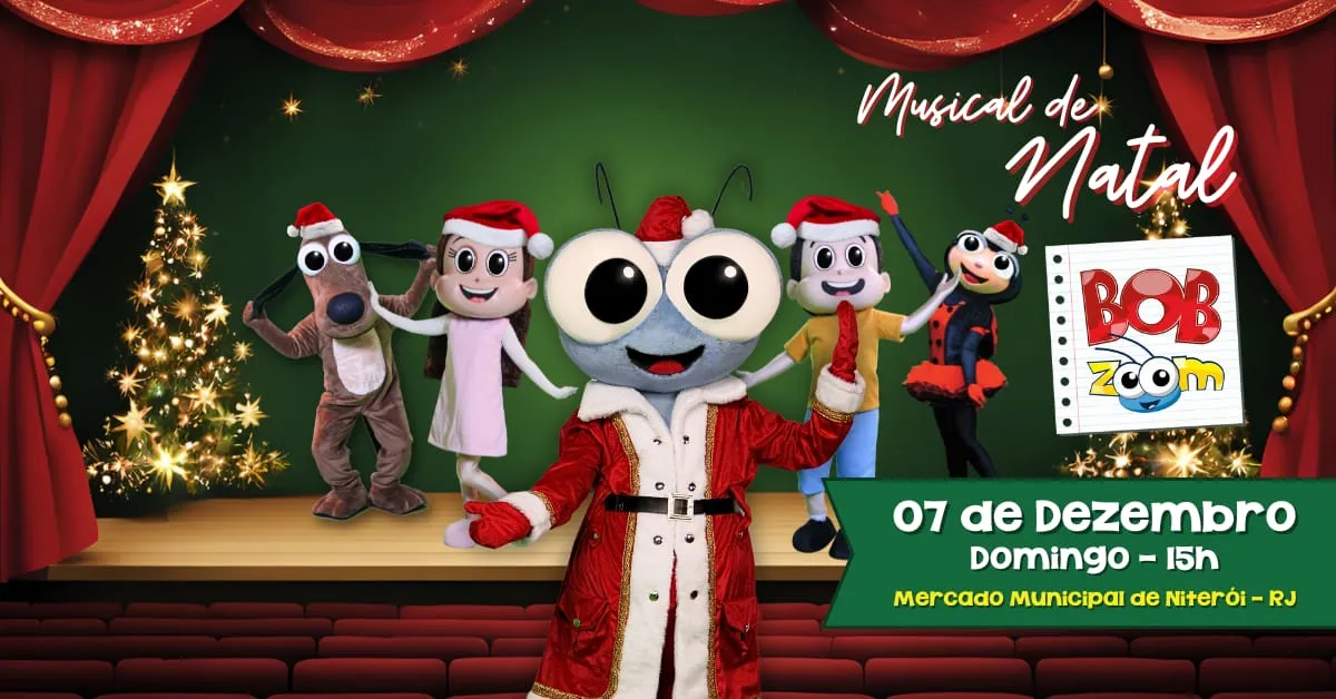 O musical promete uma aventura repleta de música, fantasia e interação para toda a família