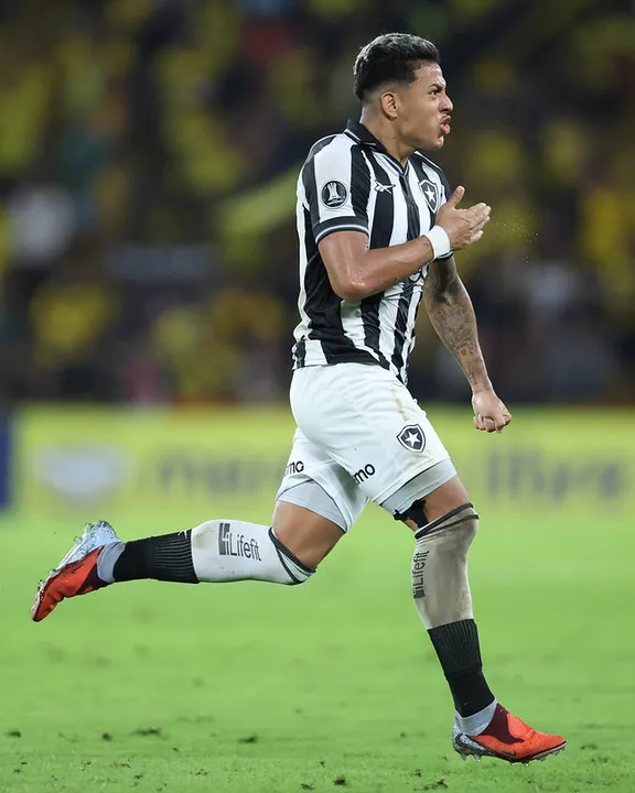 Matheus Martins marcou o gol que deu o empate ao Botafogo e uma maior tranquilidade para o jogo de volta