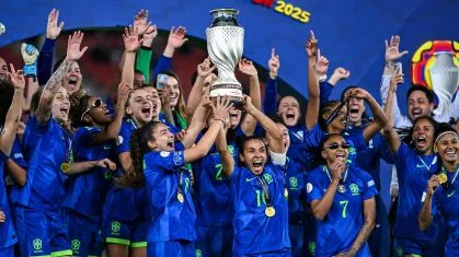 Seleção Brasileira feminina foi campeã da Copa América realizada esse ano no Equador