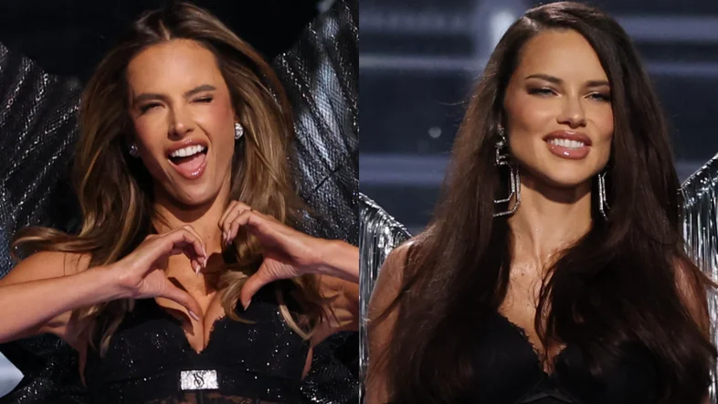 Adriana Lima, Alessandra Ambrosio no desfile