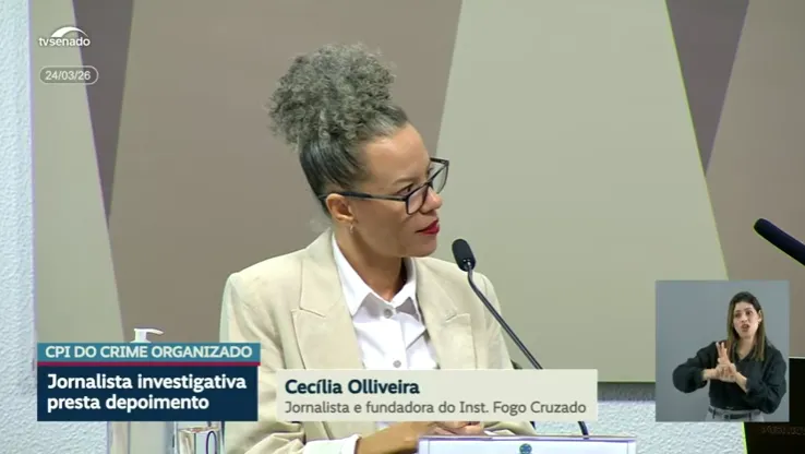 Além de Santana, a CPI também ouve, na mesma sessão, a jornalista investigativa Cecília Olliveira, fundadora do Instituto Fogo Cruzado