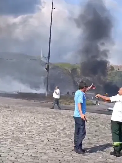 O caso ocorreu na altura do km 228 da Rodovia Presidente Dutra