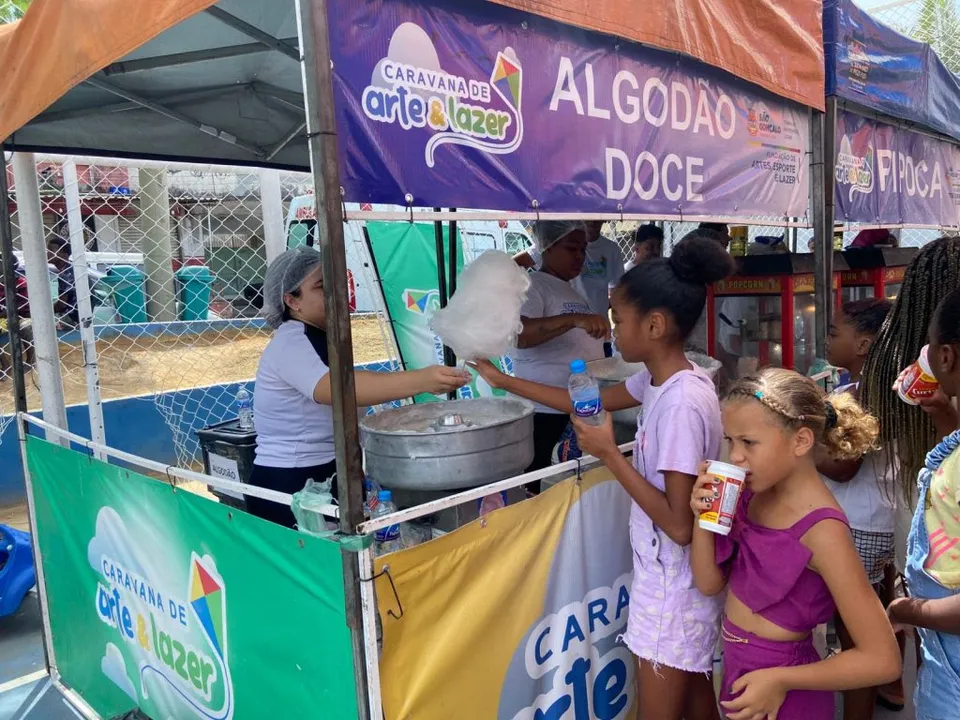 A Caravana de Arte e Lazer acontece sempre aos fins de semana