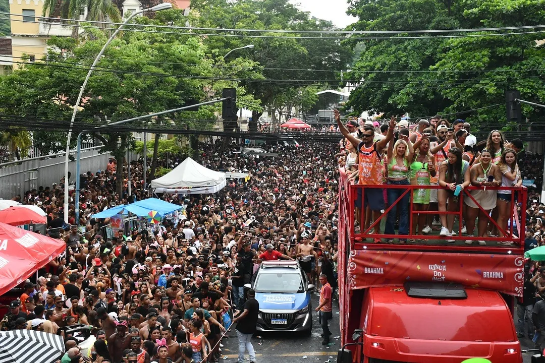 Bloco de carnaval em Niterói
