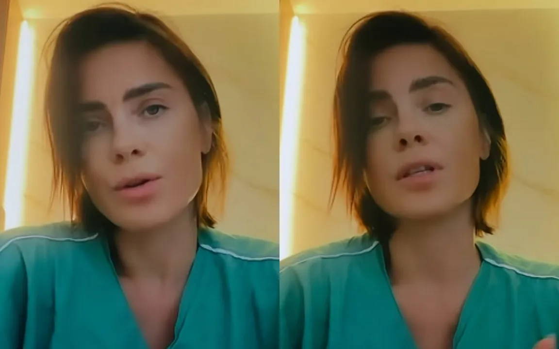 Atriz contou que está há quatro dias internada no hospital