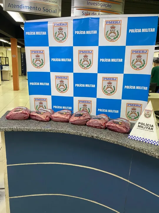 s seis peças de picanha foram recuperadas e devolvidas ao estabelecimento