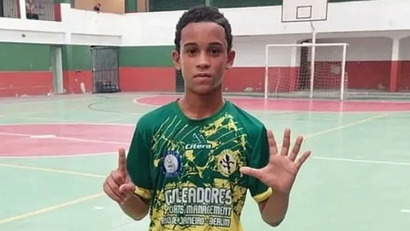 Thiago Menezes Flausino, de 13 anos