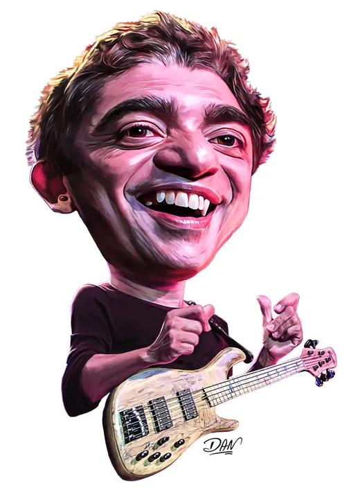 Desenho de Arthur Maia, no traço de Dan, é uma ideia planejada pela escola de samba Cacique da São José, uma das campeãs do Carnaval de Niterói em 2025