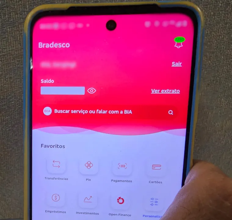 O cliente alega que as modalidades foram feitas através do aplicativo de sua conta