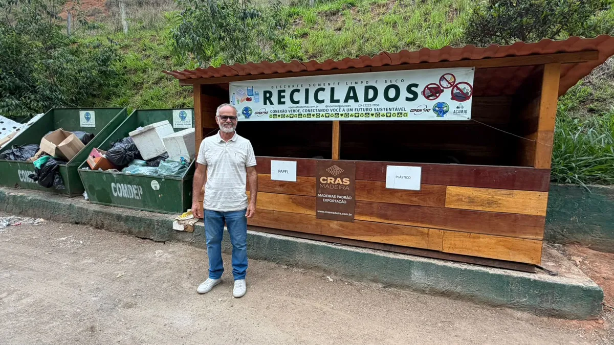 César Magno Moreira dos Santos dedica a própria vida ao sonho que carrega há décadas: viver em um mundo sem lixo