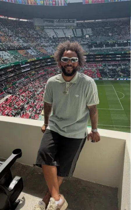 Marcelo ainda não se posicionou sobre a situação. O atleta só havia publicado fotos em seu perfil do Instagram mostrando que estava no estádio Azteca