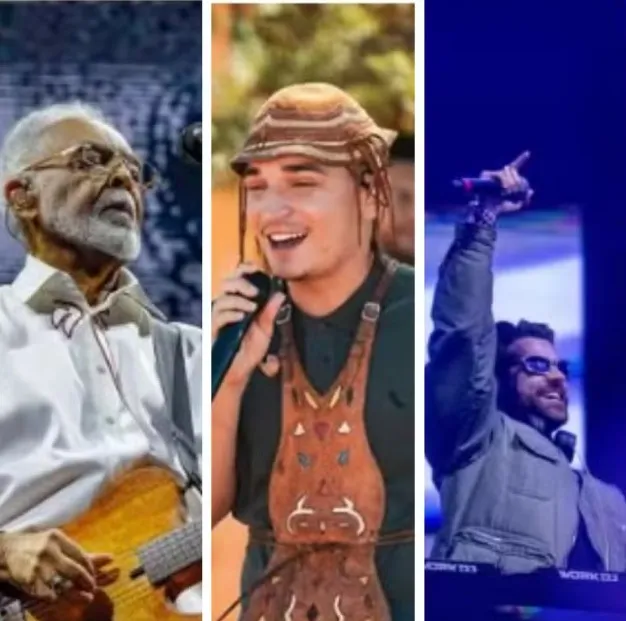 Réveillon 2026 com Gilberto Gil, João Gomes e Alok