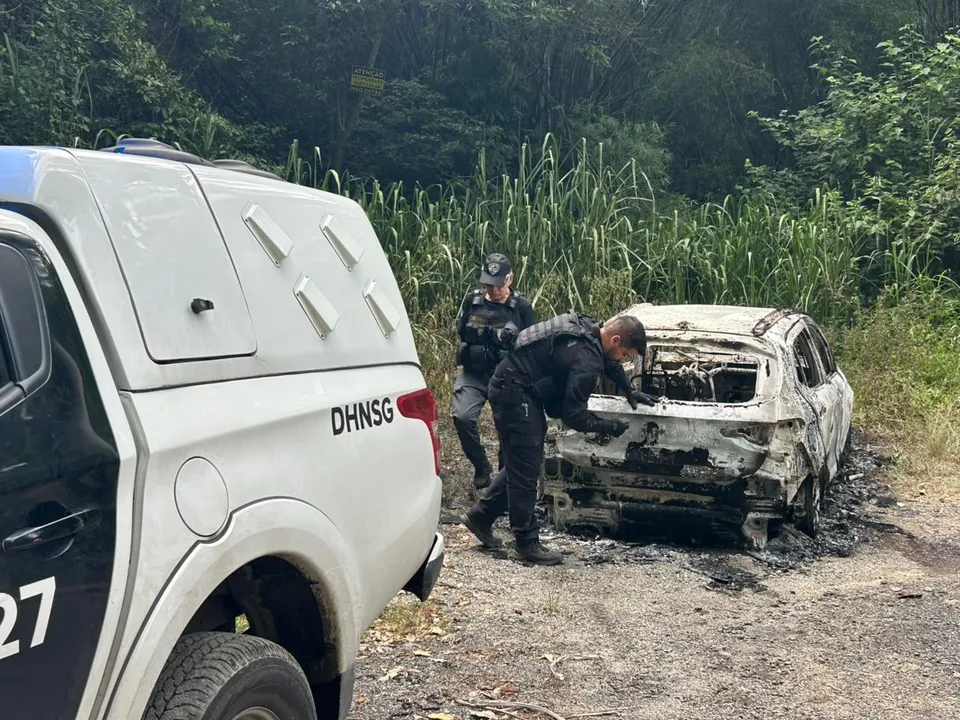 O corpo estava no porta-malas de um Fiat Argo