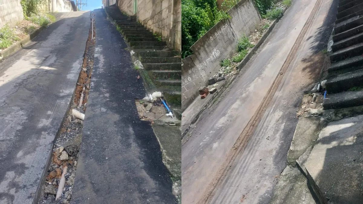 "Eles trocaram mais de 50 metros de rede", relatou morador