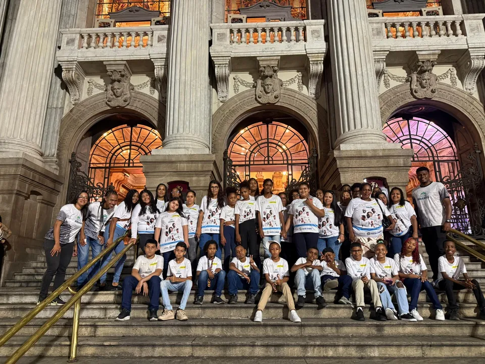 Projeto Craque do Amanhã no Teatro Municipal do Rio de Janeiro