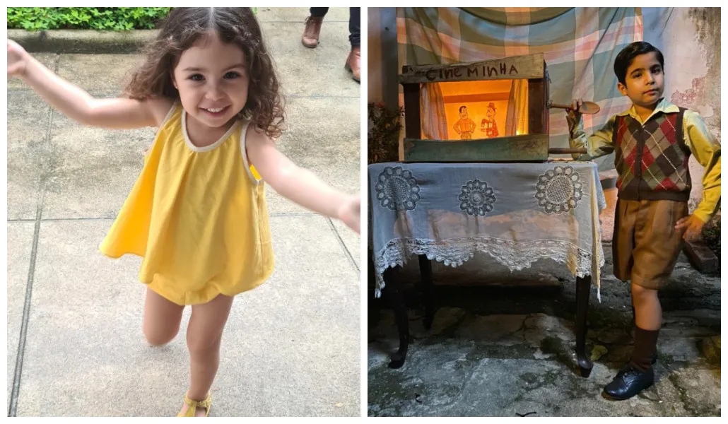 Esther Barbio, 6, e Diego Laumar, 11, ambos naturais de São Gonçalo