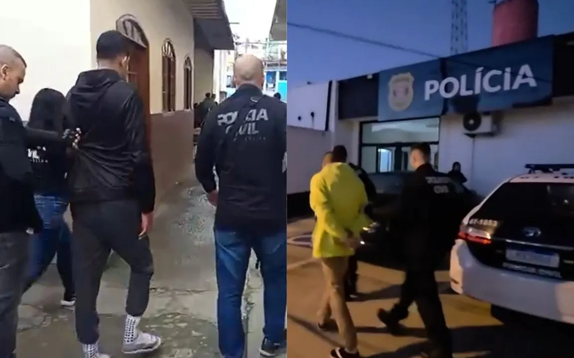 Um homem foi preso em Campo Grande, na Zoa Oeste do Rio e o outro em Santa Bárbara d’Oeste, interior de São Paulo